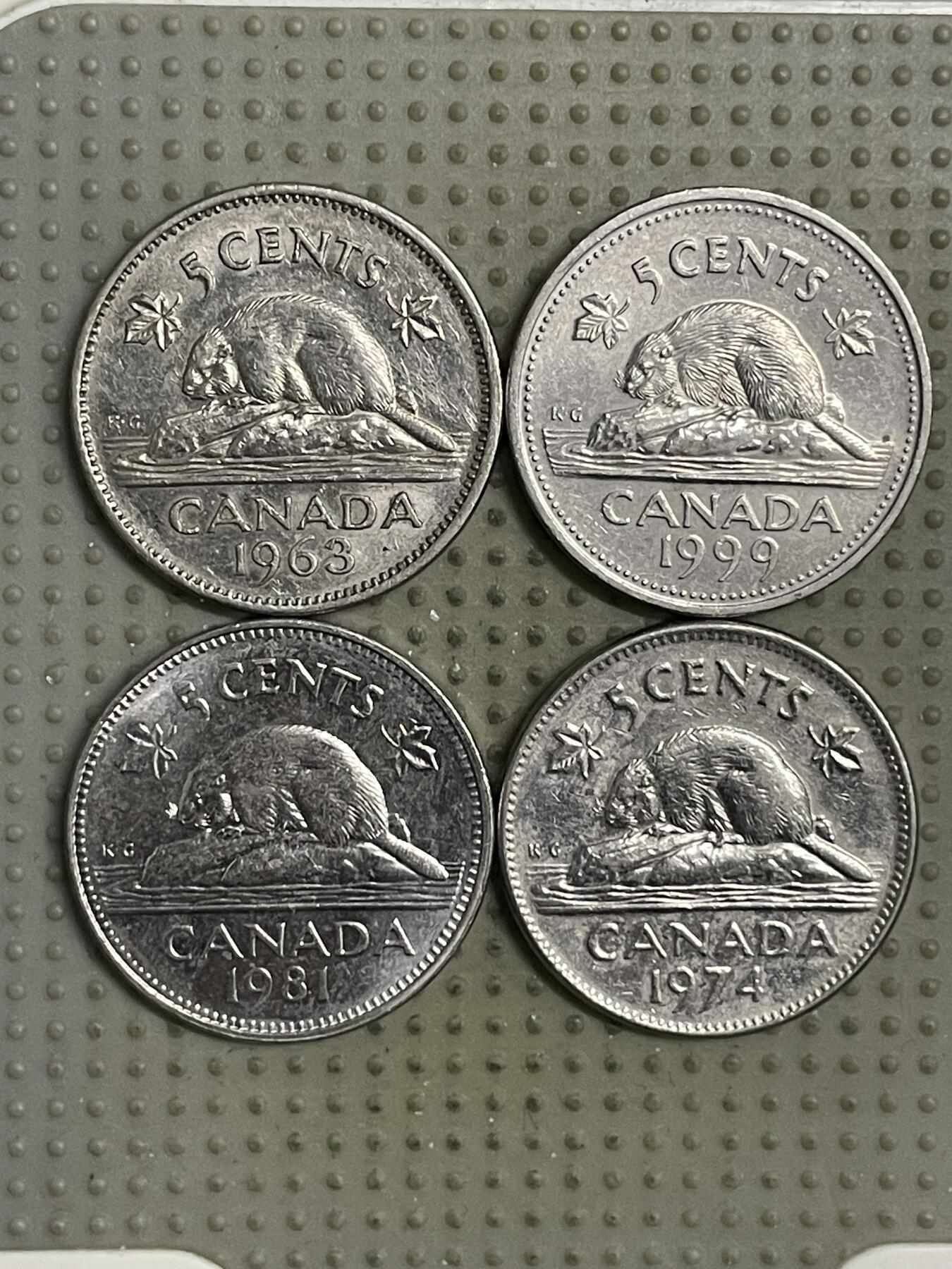 2026年第21场各国散币拍卖（总第171场） 加拿大5分4枚