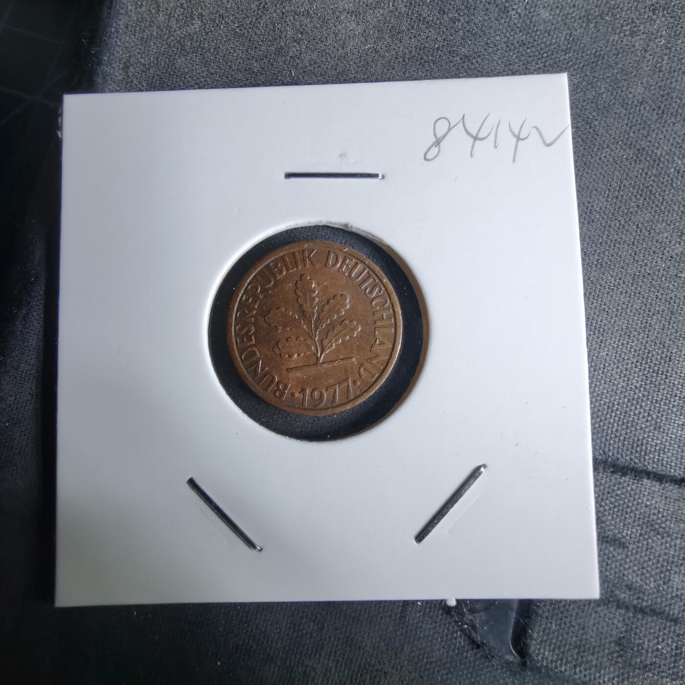 沼泽如烟--第984场 德国1977年1芬尼