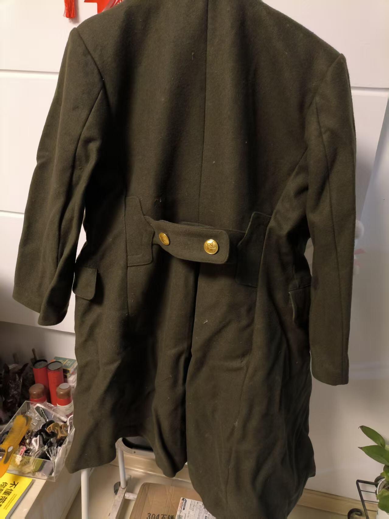 （店主清仓 大量自藏 制服徽章盛宴）罗岚⭐爱藏⭐甄选专拍第五场-分享拍场赚佣（实体经营） su-M65式过渡时期陆船运麦尔登呢干部大衣 正三（店主180可当短大衣穿 体感比65早期的船运呢舒服很多 土共大衣尺码灵活）库存未下水 改扣可当平替