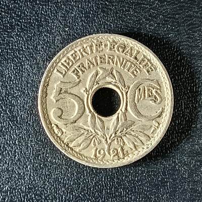 逸泉钱币2026第十二组世界钱币专场春节千件大拍A1614～2574 - 2104 法国5生丁