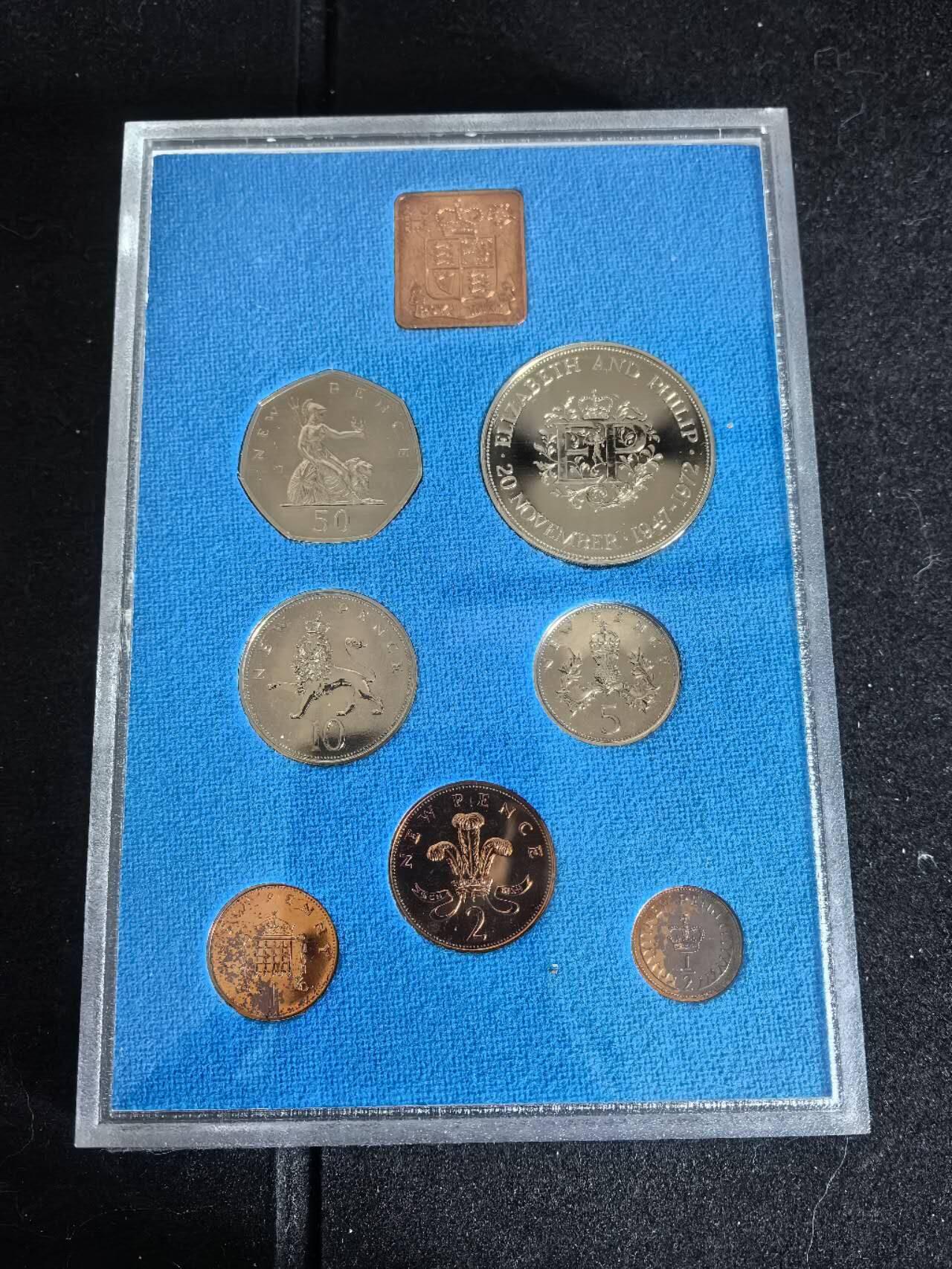 Triple S 第72期 1972英国原盒套币