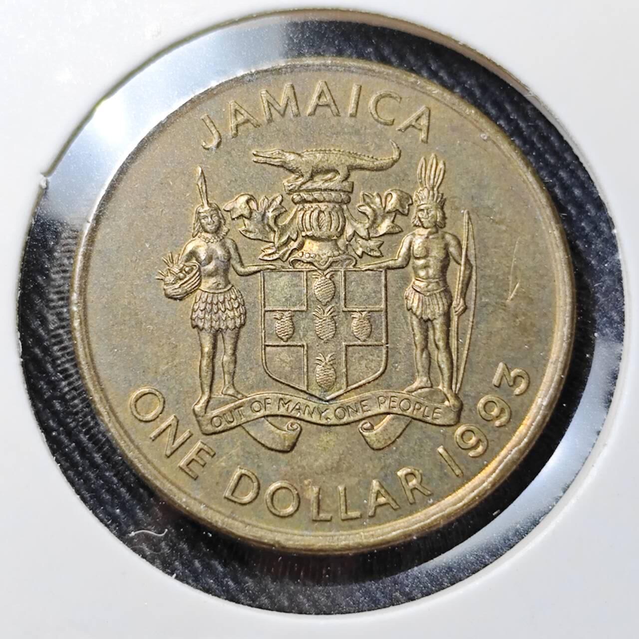 KK钱币收藏小铺  第392期  2月预留时间 周末发货  1977牙买加1元