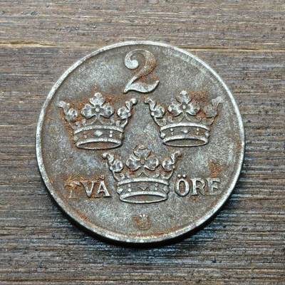 【本场4.12号发货】★第145★散币专场 不寄存，30包邮。不满30元，支付5元运费。《接受代拍 代送NGC评级》 - 29【无寄存】瑞典 1944年 2欧尔 铁币