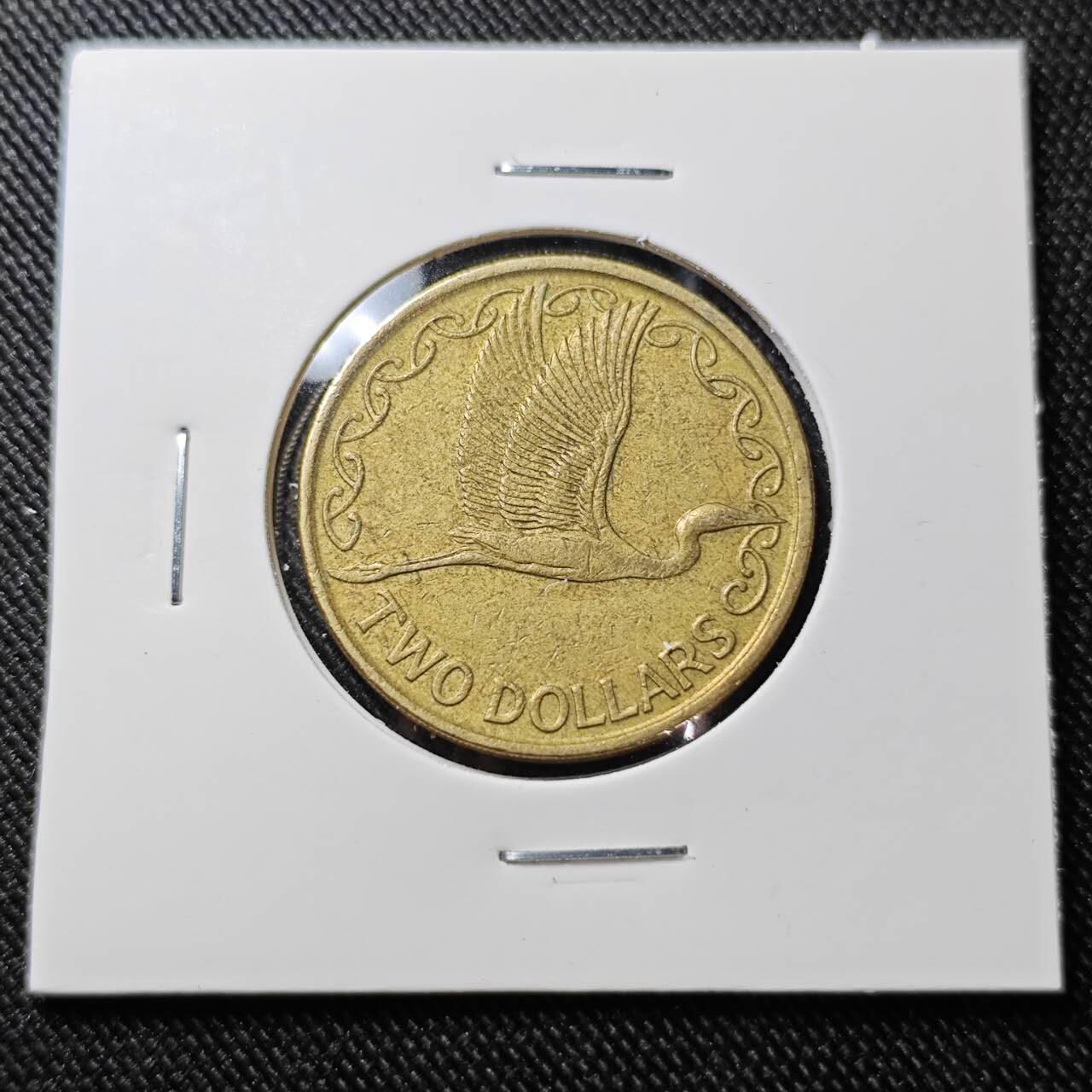 KK钱币收藏小铺  第392期  2月预留时间 周末发货  新西兰2元