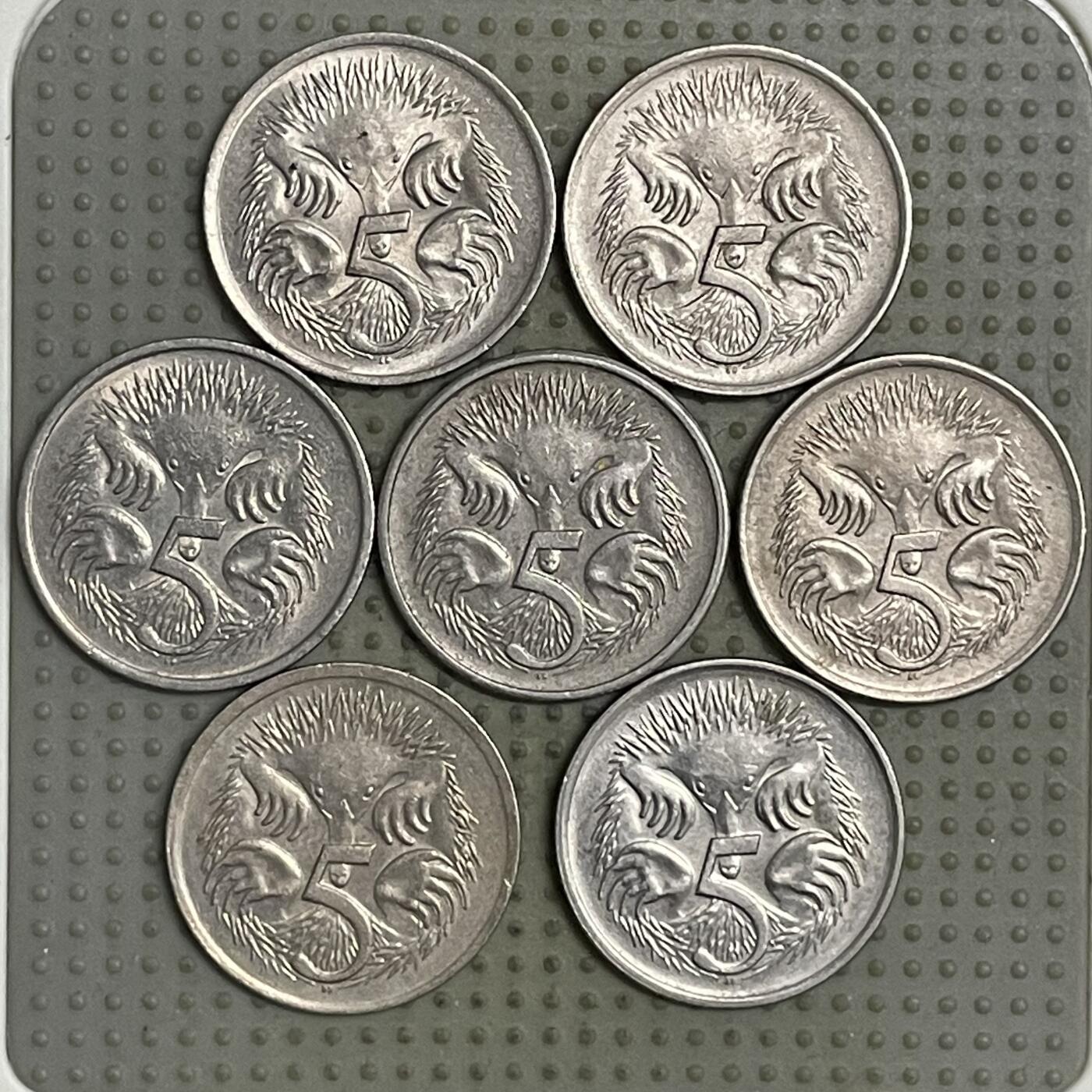 2026年第21场各国散币拍卖（总第171场） 澳大利亚5分7枚