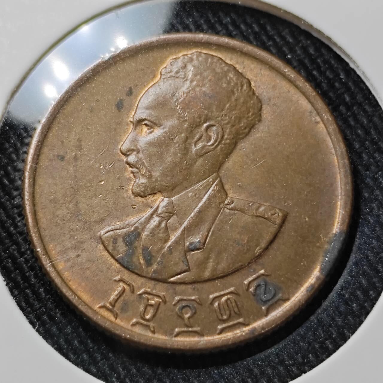 KK钱币收藏小铺  第392期  2月预留时间 周末发货 埃塞俄比亚10分铜币