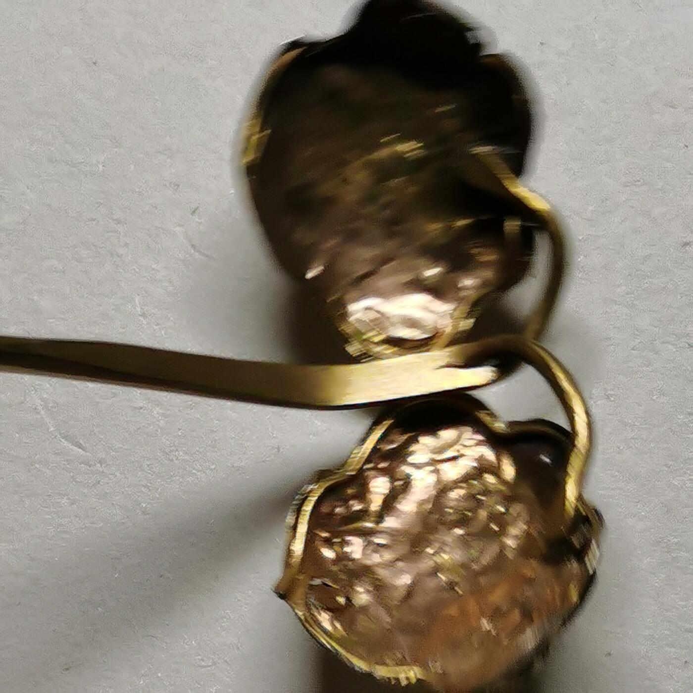 杂件专场98期 清代老银鎏金发簪，金水足