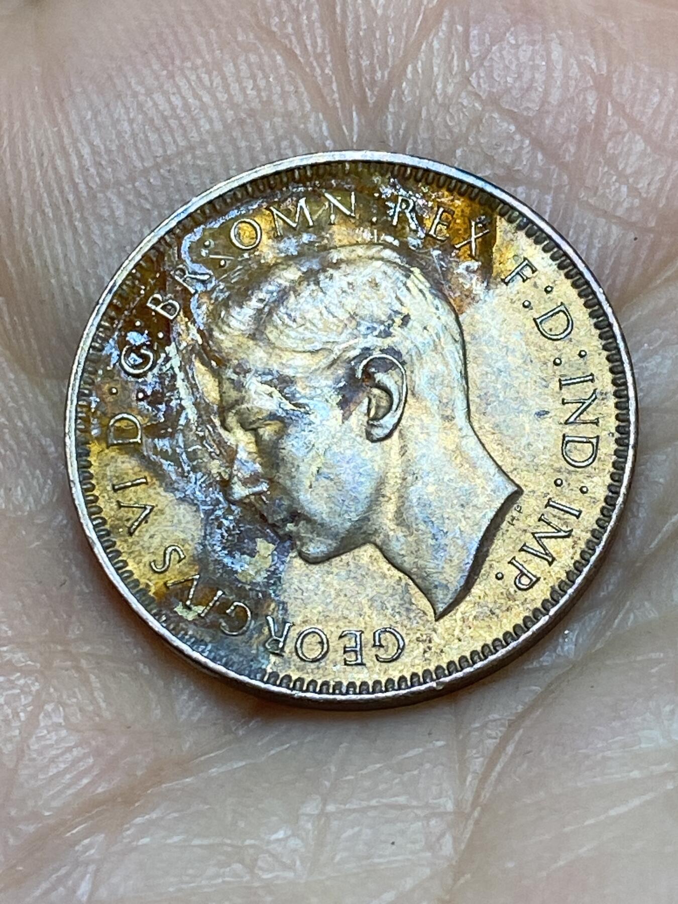 2026年第十九场(总第一百八十八场）外国好品散币场(免佣金) 英国🇬🇧1948年1法新(乔治六世第一版，关门年)