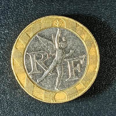 逸泉钱币2026第十八场世界各国散币纪念币AF1633-2572 1958 法国10法郎