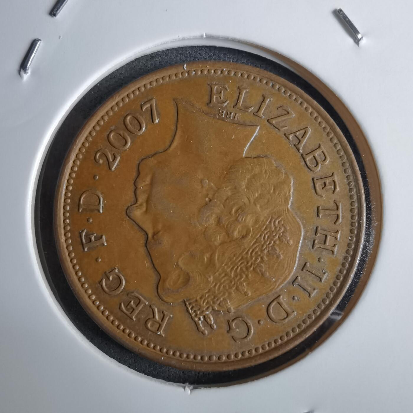 沼泽如烟--第984场 英国2007年2便士