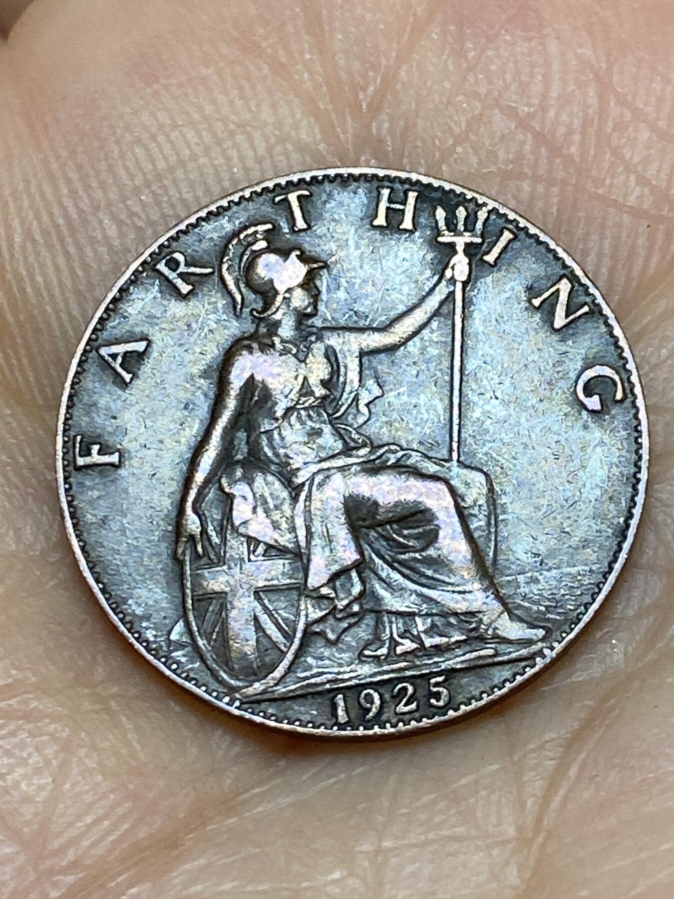 2026年第十九场(总第一百八十八场）外国好品散币场(免佣金) 英国🇬🇧1925年1法新(乔治五世第二版，关门年)