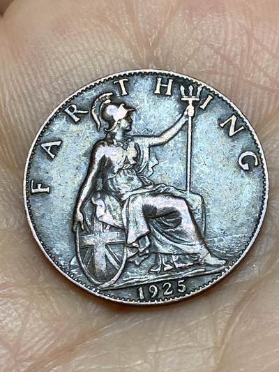 2026年第十九场(总第一百八十八场）外国好品散币场(免佣金) - 英国🇬🇧1925年1法新(乔治五世第二版，关门年)