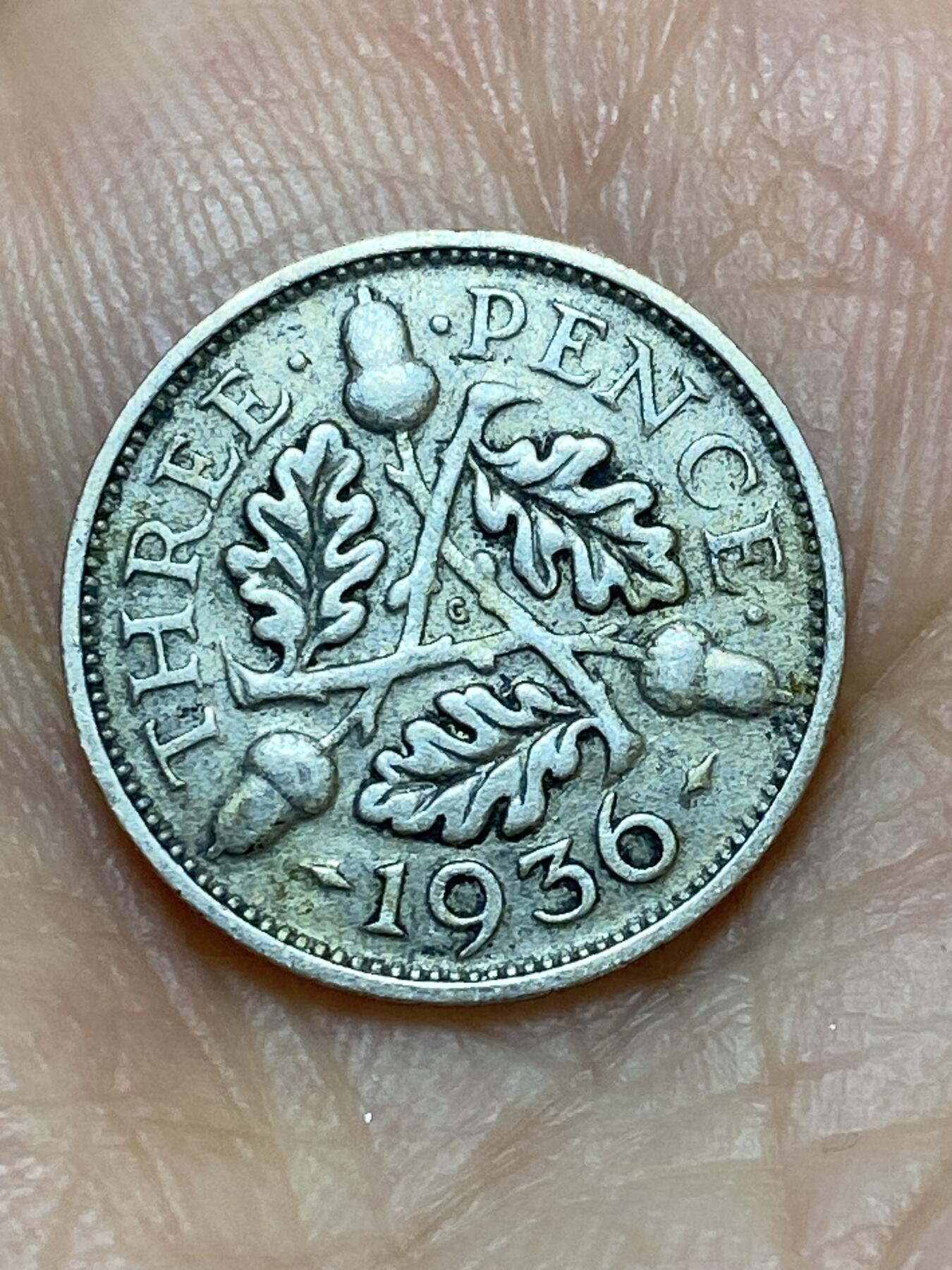 2026年第十九场(总第一百八十八场）外国好品散币场(免佣金) 英国🇬🇧1936年3便士银币(乔治五世逝世年，第三版关门年，500银)