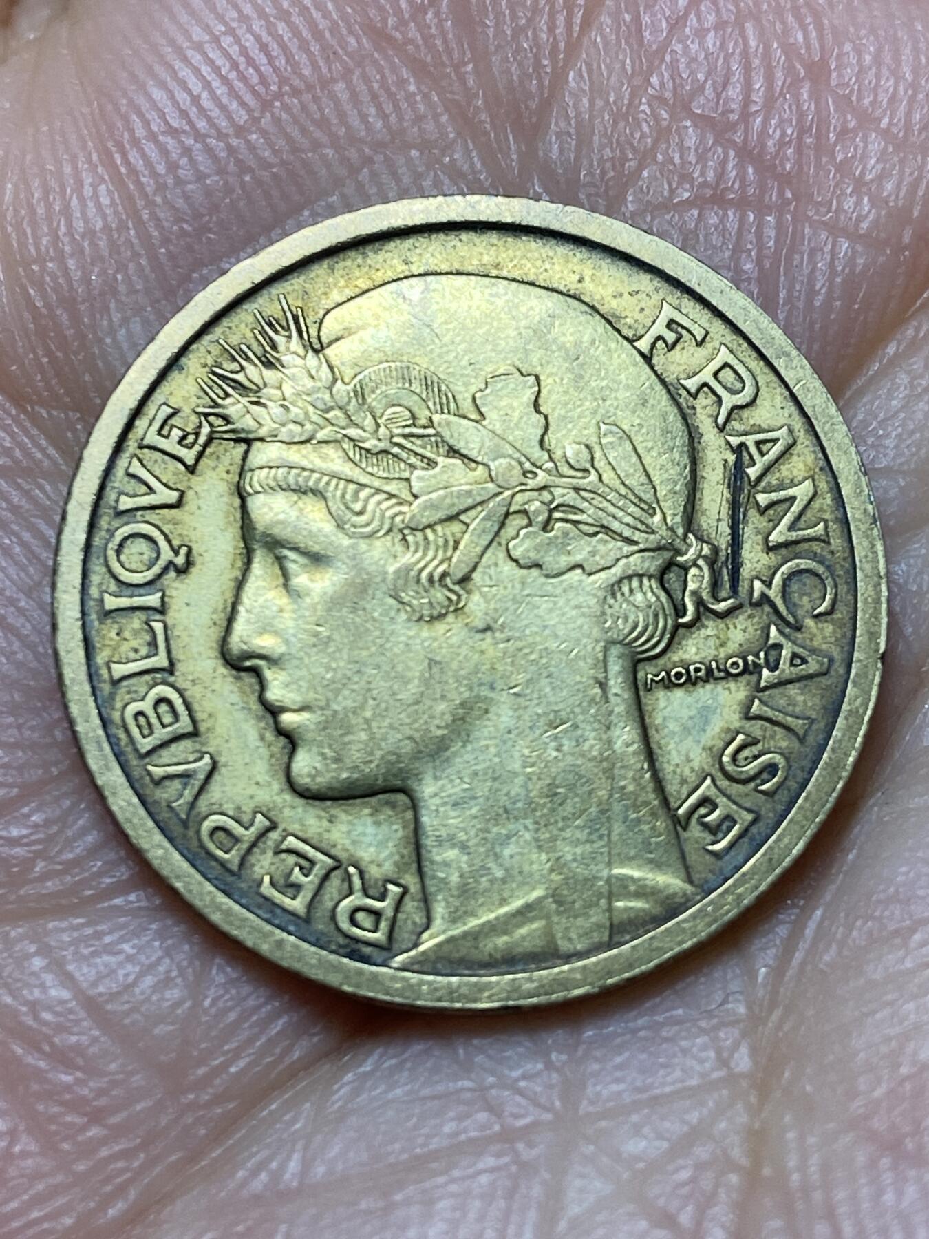 2026年第十九场(总第一百八十八场）外国好品散币场(免佣金) 法兰西第三共和国1936年1法郎