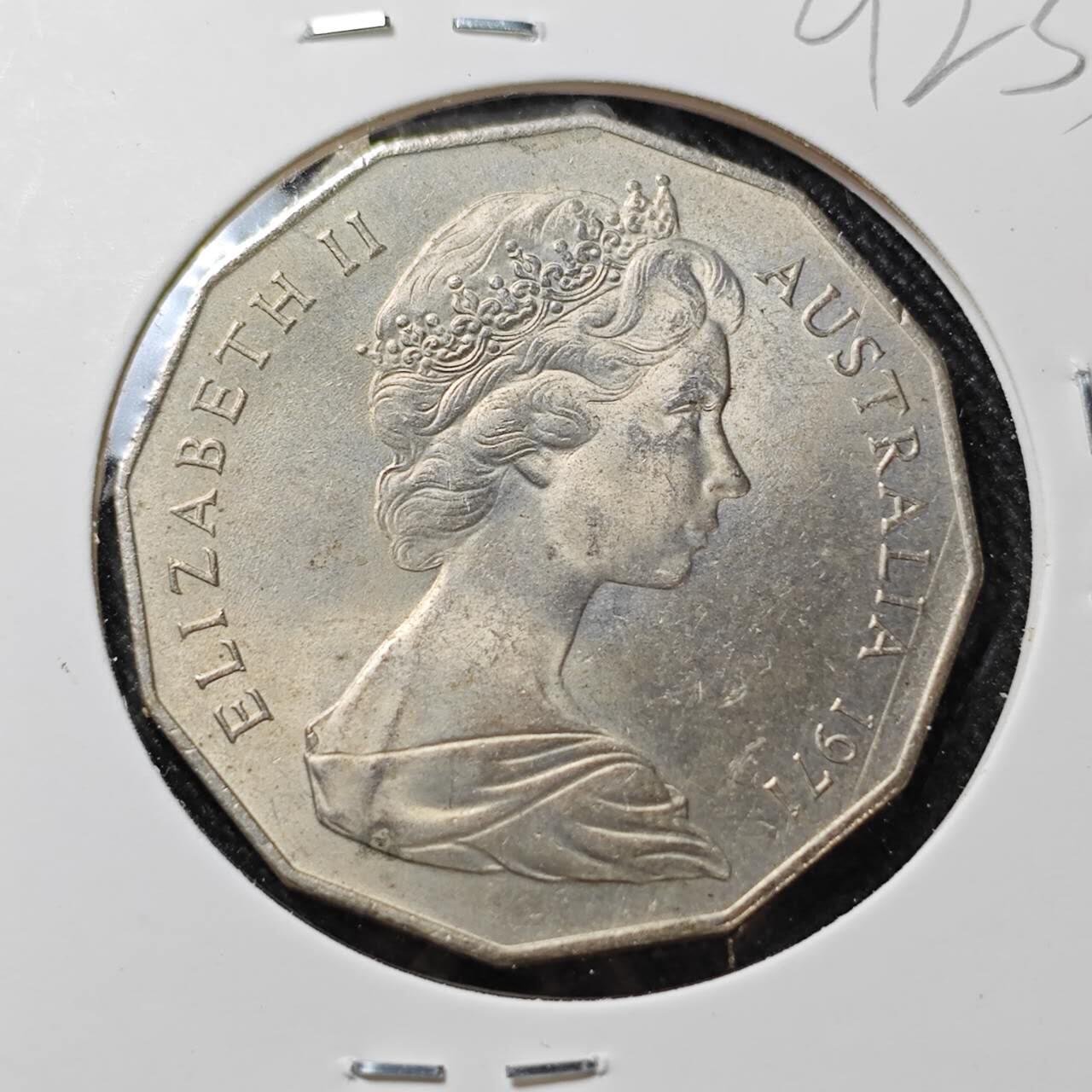 KK钱币收藏小铺  第392期  2月预留时间 周末发货  澳大利亚50分 好品