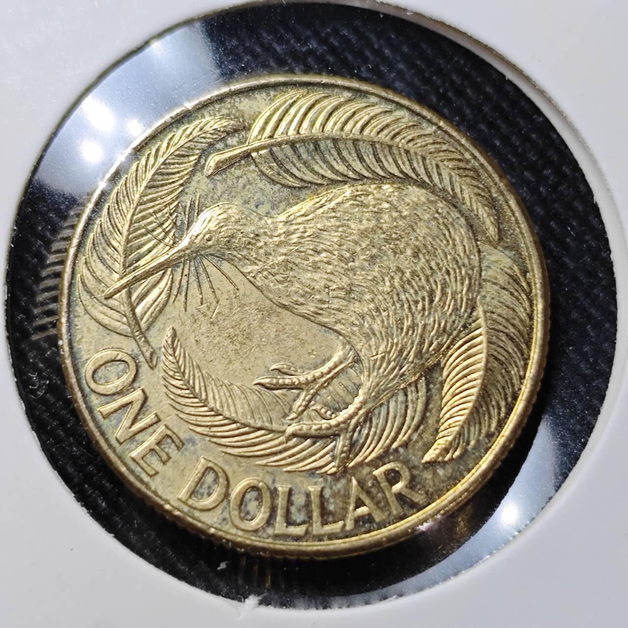 KK钱币收藏小铺  第392期  2月预留时间 周末发货  2002新西兰1元