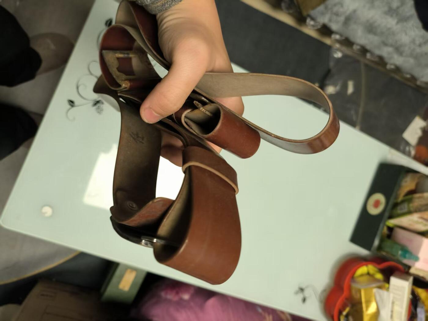 （店主清仓 大量自藏 制服徽章盛宴）罗岚⭐爱藏⭐甄选专拍第五场-分享拍场赚佣（实体经营） su-M87式人造革腰带两条