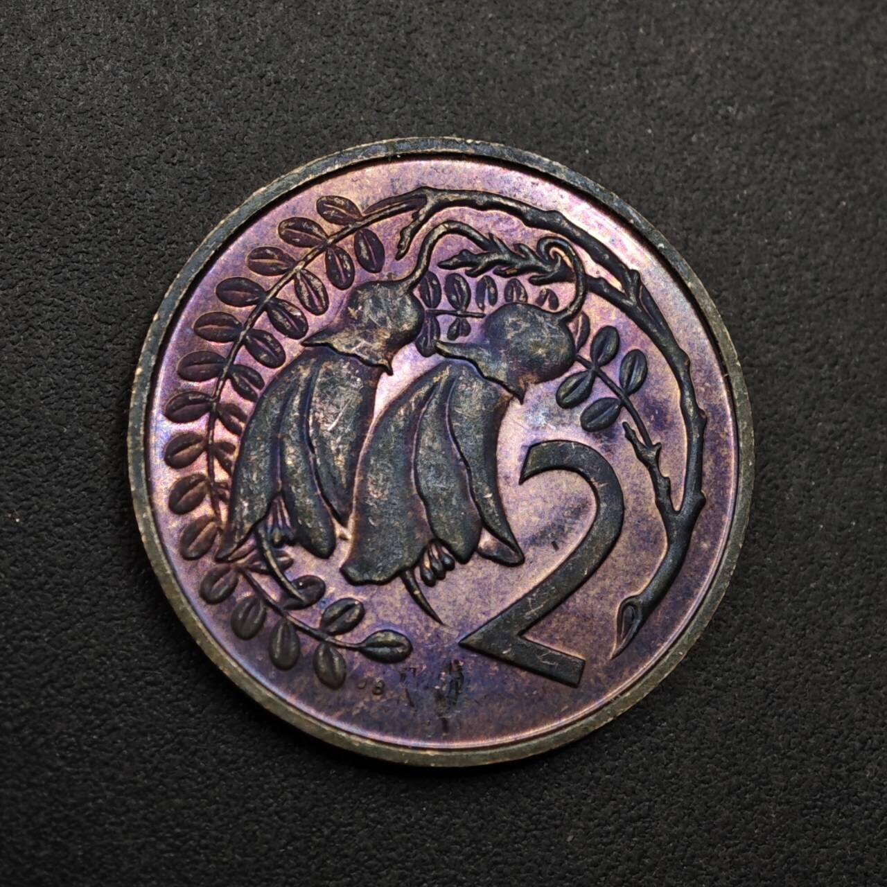 【淘币小摊】实时拍第八百六十三拍   小银币散币场   年前最后一周 之前的预留小年前全部发出 请更换最新收货地址  新西兰1975年2分精制铜币