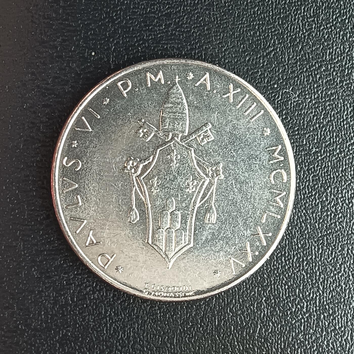 逸泉钱币2026第十二组世界钱币专场春节千件大拍A1614～2574 1921 梵蒂冈50里拉