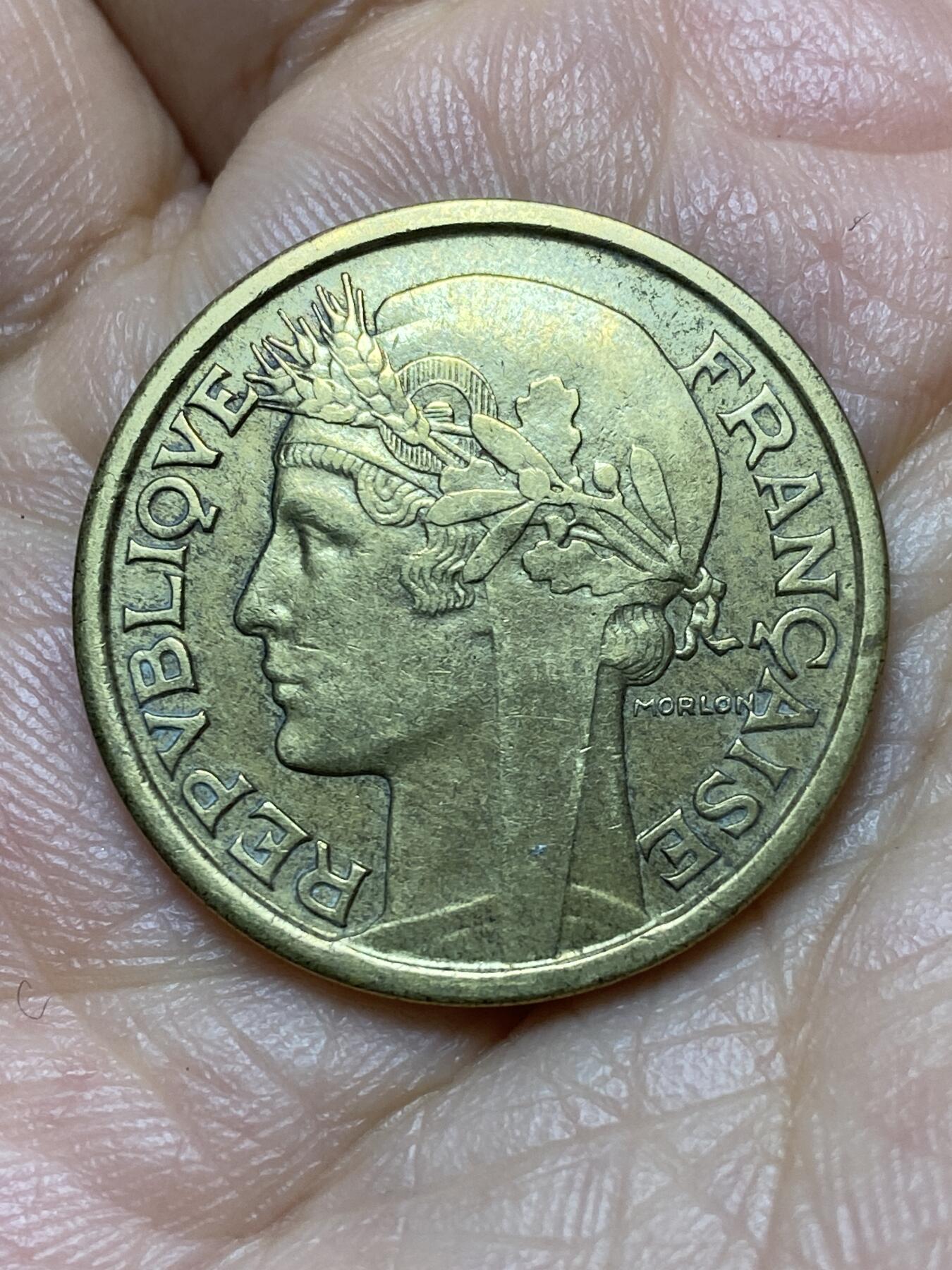 2026年第十九场(总第一百八十八场）外国好品散币场(免佣金) 法兰西第三共和国1941年2法郎(关门年)