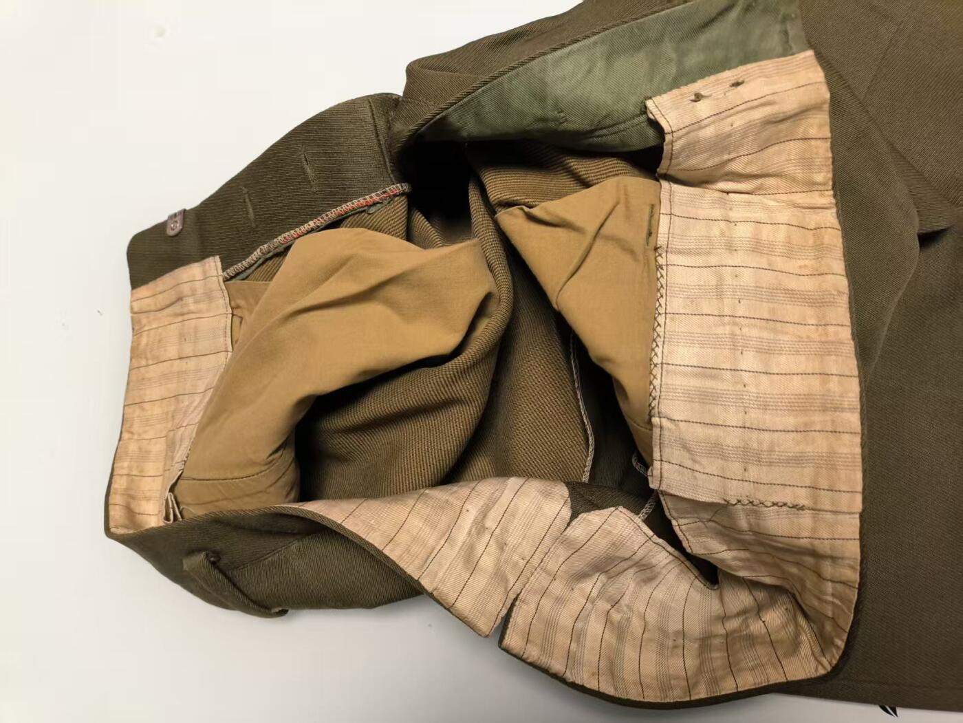 （店主清仓 大量自藏 制服徽章盛宴）罗岚⭐爱藏⭐甄选专拍第五场-分享拍场赚佣（实体经营） su-M55式陆校官马裤呢常服裤 定制版约正一号大小（白色系反光）