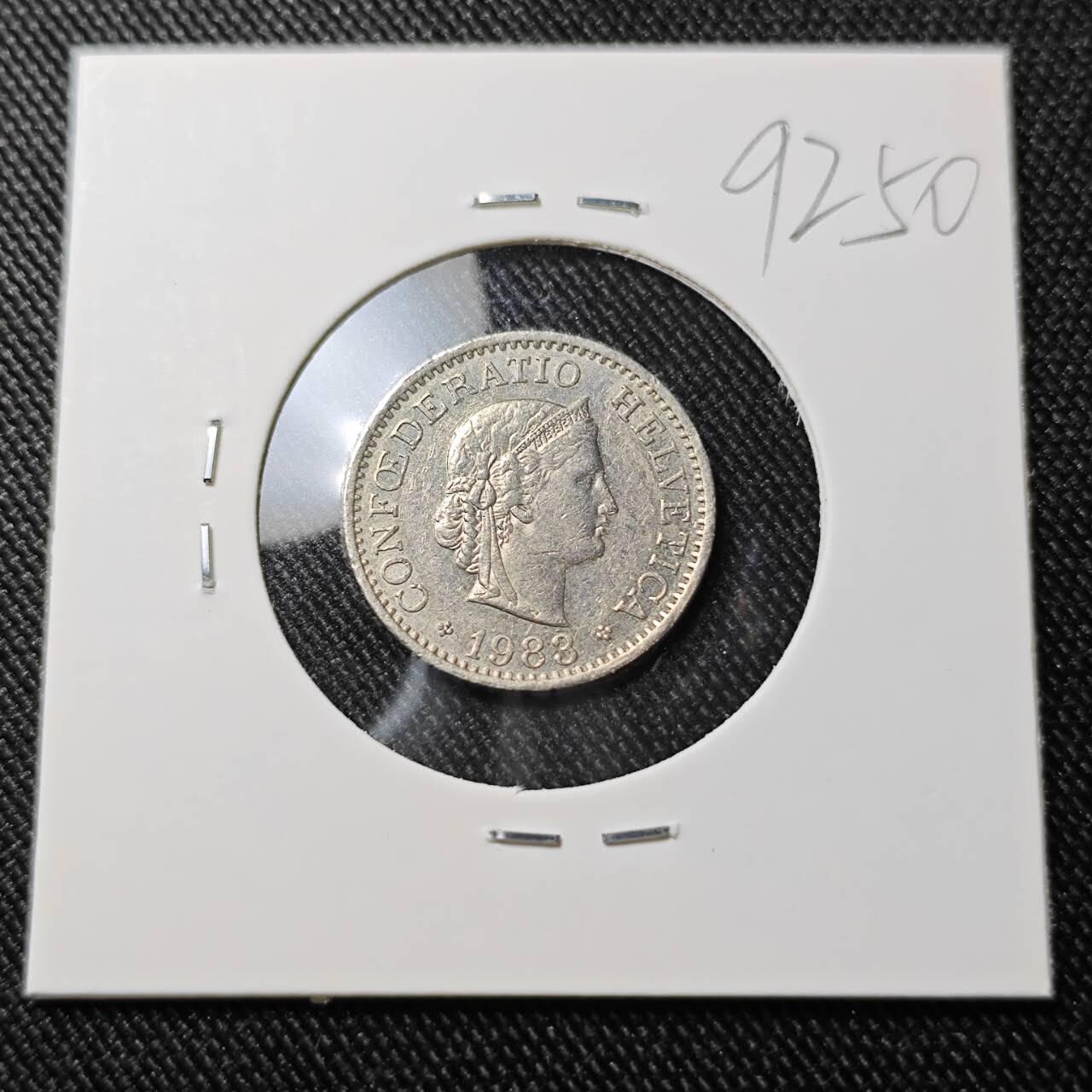 KK钱币收藏小铺  第392期  2月预留时间 周末发货  瑞士10分