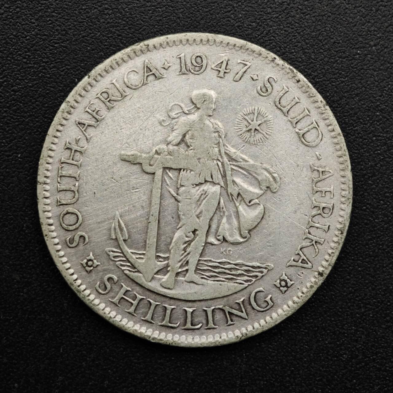 【淘币小摊】实时拍第八百六十三拍   小银币散币场   年前最后一周 之前的预留小年前全部发出 请更换最新收货地址  南非1947年乔治六世一先令银币