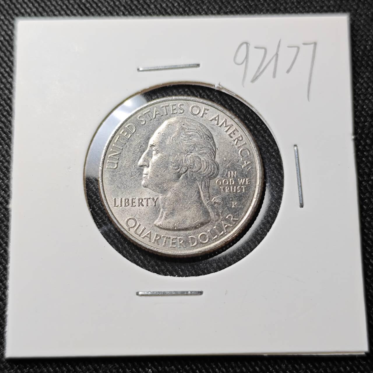 KK钱币收藏小铺  第392期  2月预留时间 周末发货  美国25分纪念币