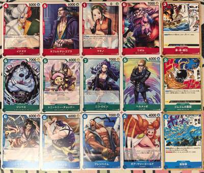 丫丫卡拍周中期快速结束（2月5日21：30截拍） - 日版OPCG海贼王OP-13 UC卡一套30张