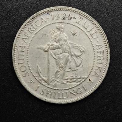 【淘币小摊】实时拍第八百六十三拍   小银币散币场   年前最后一周 之前的预留小年前全部发出 请更换最新收货地址  - 南非1924年乔治五世一先令银币