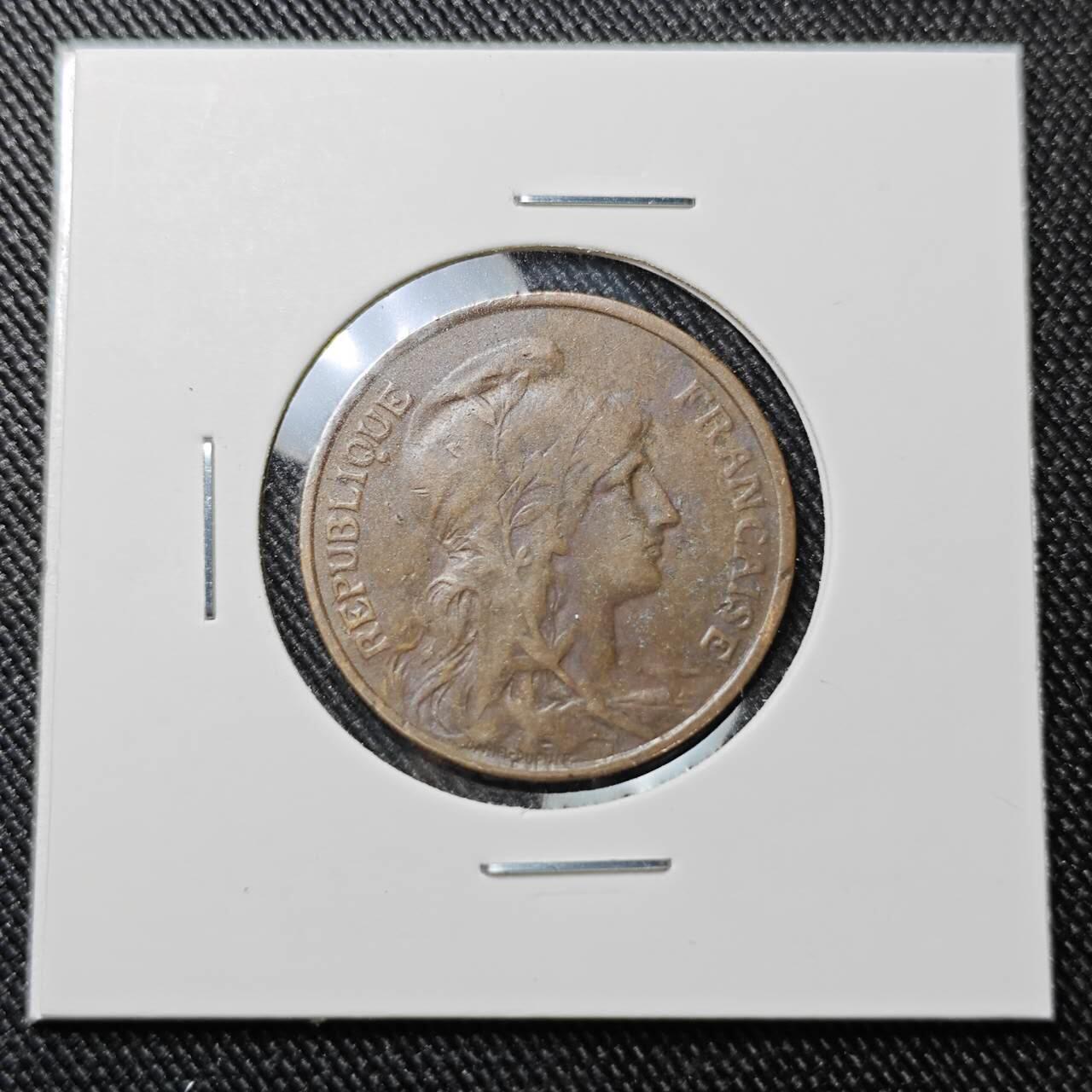 KK钱币收藏小铺  第392期  2月预留时间 周末发货  1916法国5分