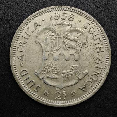 【淘币小摊】实时拍第八百六十三拍   小银币散币场   年前最后一周 之前的预留小年前全部发出 请更换最新收货地址  - 南非1956年伊丽莎白二世2先令银币