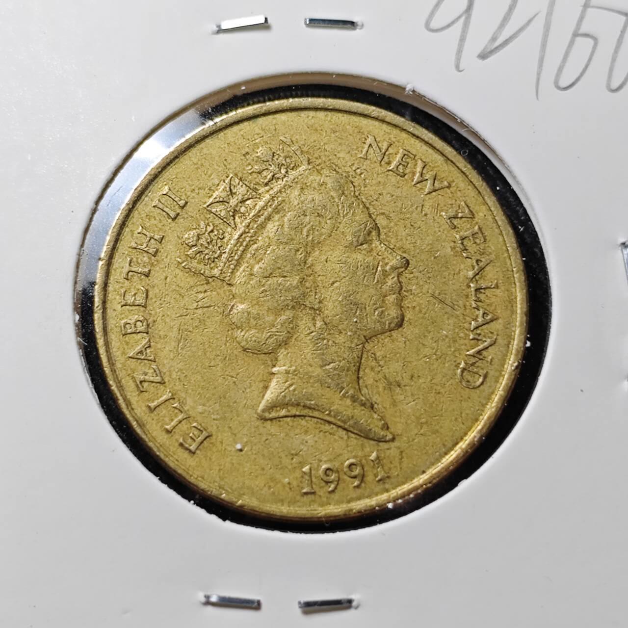 KK钱币收藏小铺  第392期  2月预留时间 周末发货  新西兰2元