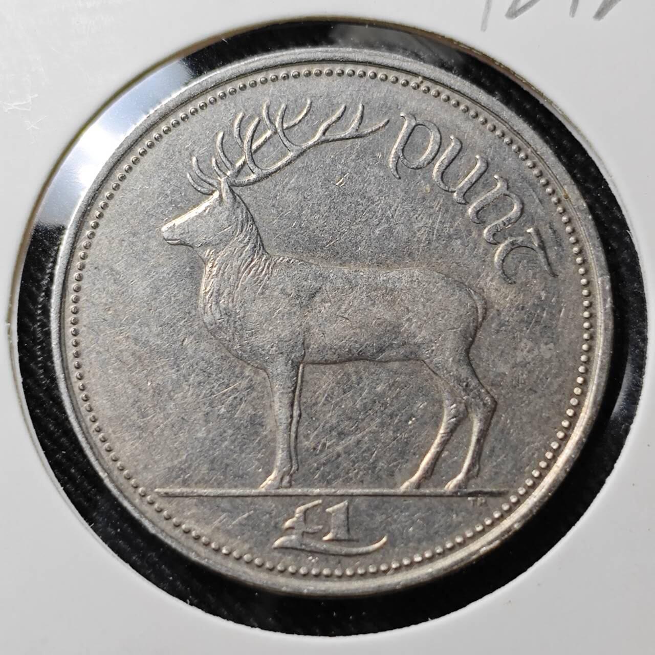 KK钱币收藏小铺  第392期  2月预留时间 周末发货  爱尔兰1镑