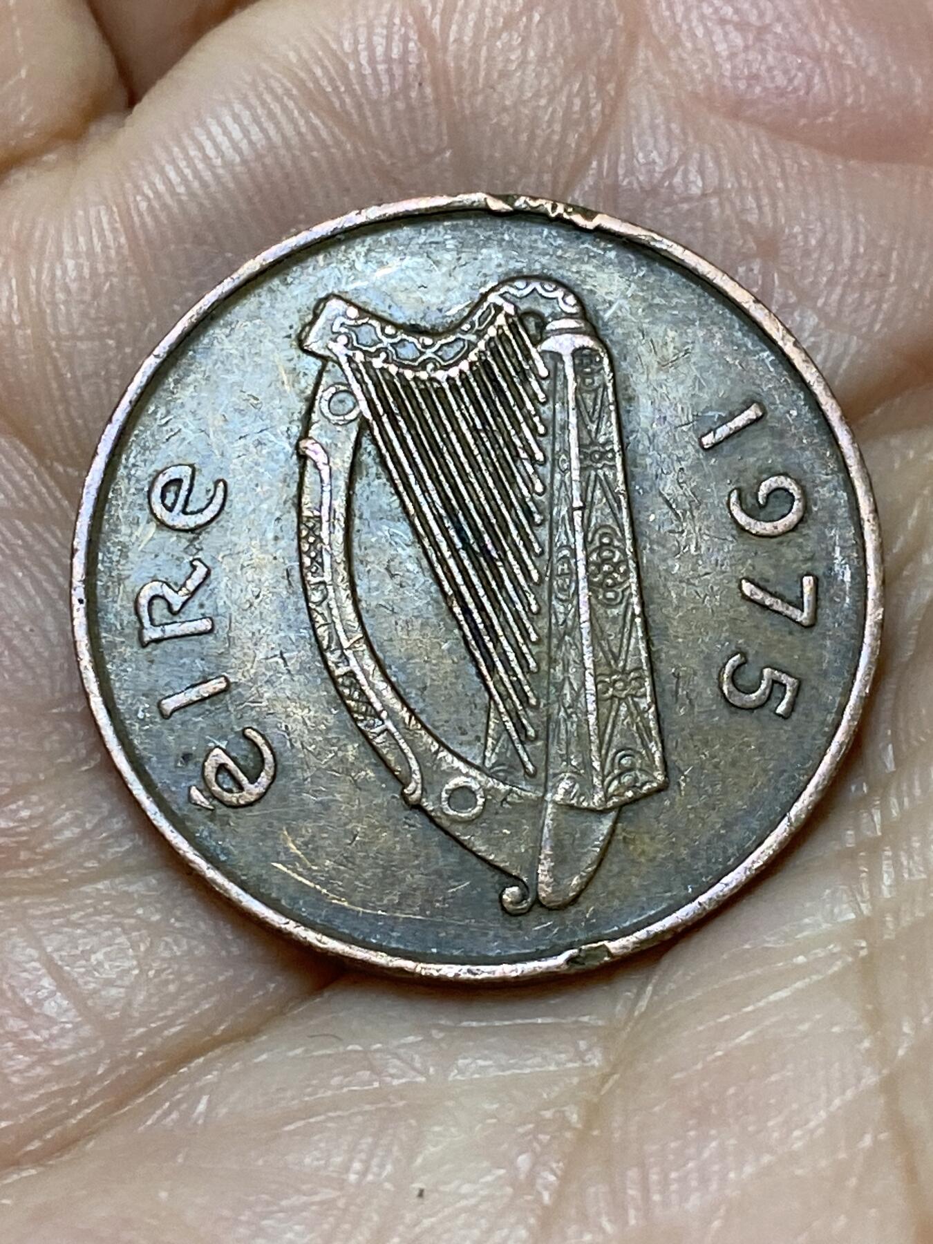 2026年第十九场(总第一百八十八场）外国好品散币场(免佣金) 爱尔兰🇮🇪1975年2便士(共和国时期第二套第一版，青铜材质无磁版)