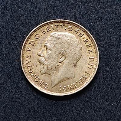 【全场包邮】纯粹捡漏拍500场-持续更新中 - 英国1917年乔治五世3便士银币【16毫米1.41克92.5%】