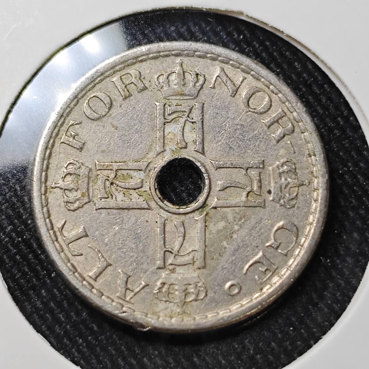 KK钱币收藏小铺  第392期  2月预留时间 周末发货  1945挪威50欧尔