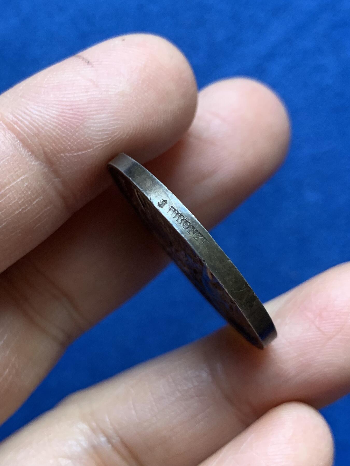 《竞宝斋》第465场 周日，周一，周二，3场连拍 （全场包邮）欢迎送拍 法国婚姻与爱情纪念镀银铜章，12.29g，29.7mm，船锚+C边铭（1841-1842）