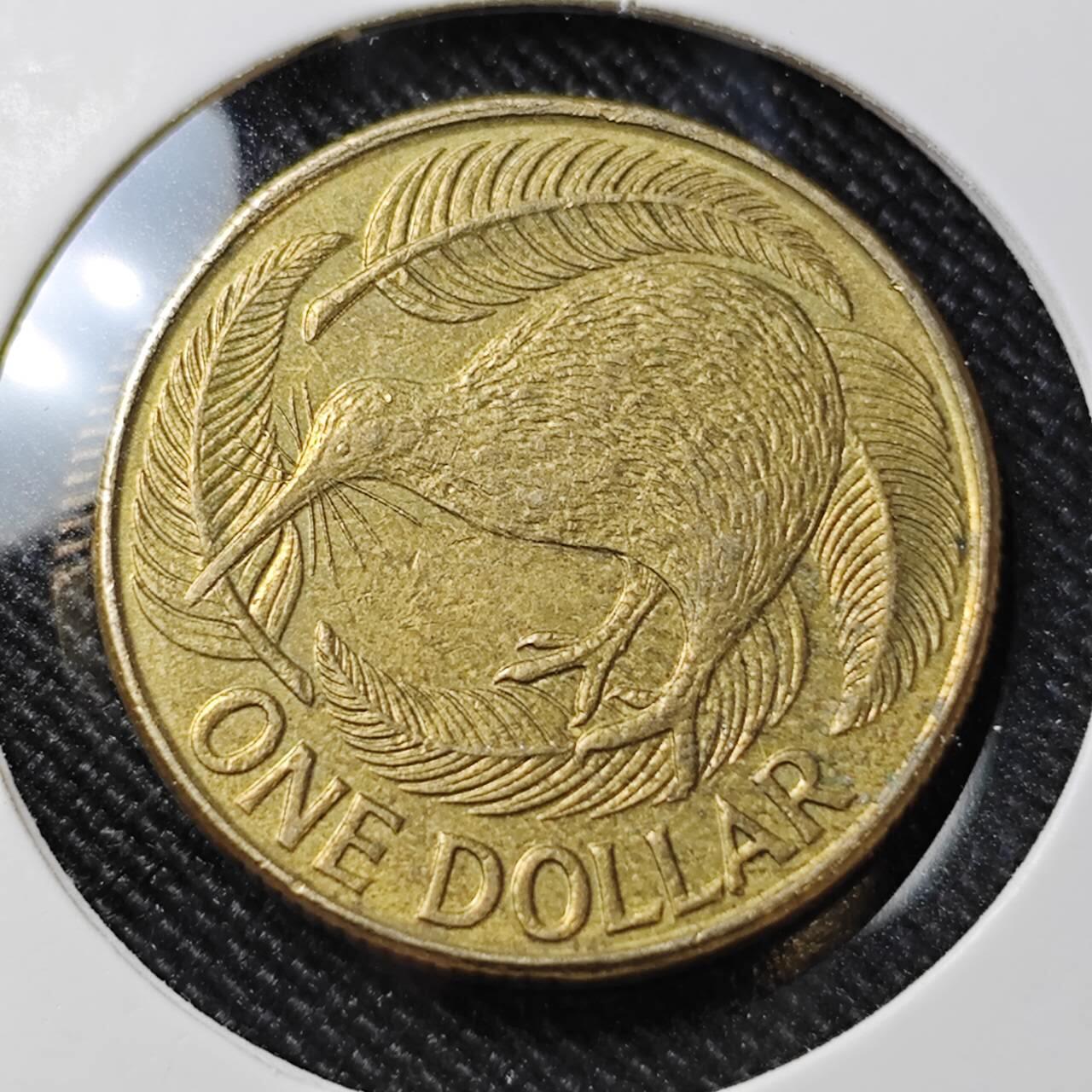 KK钱币收藏小铺  第392期  2月预留时间 周末发货  新西兰1元