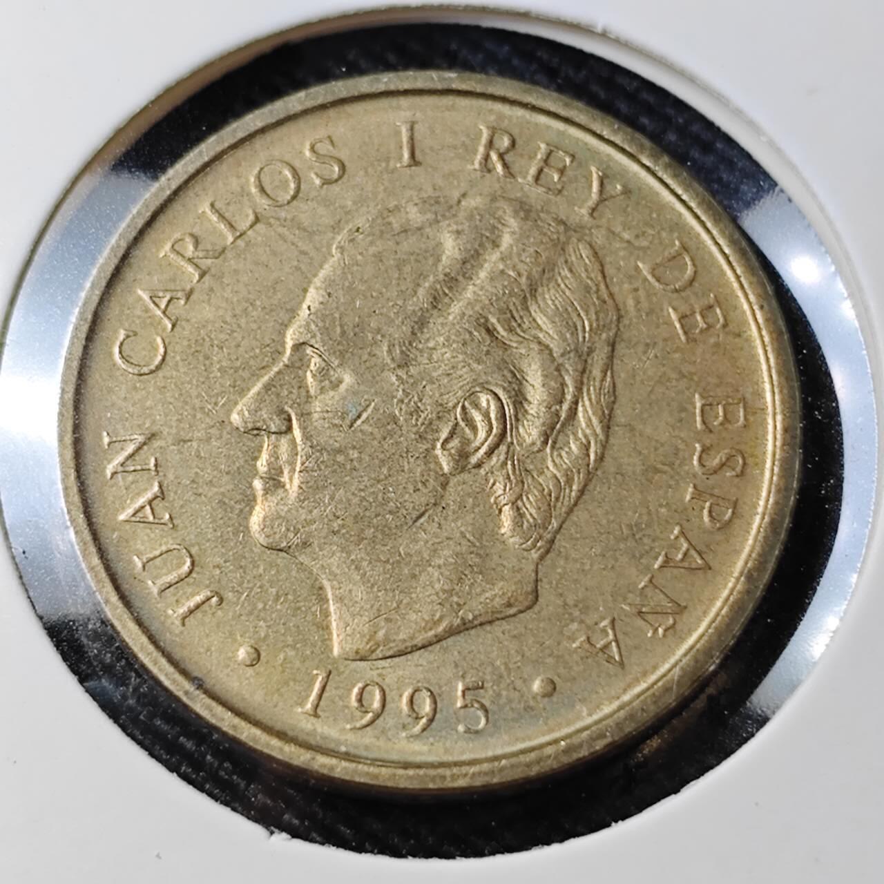 KK钱币收藏小铺  第392期  2月预留时间 周末发货  西班牙100比塞塔纪念币