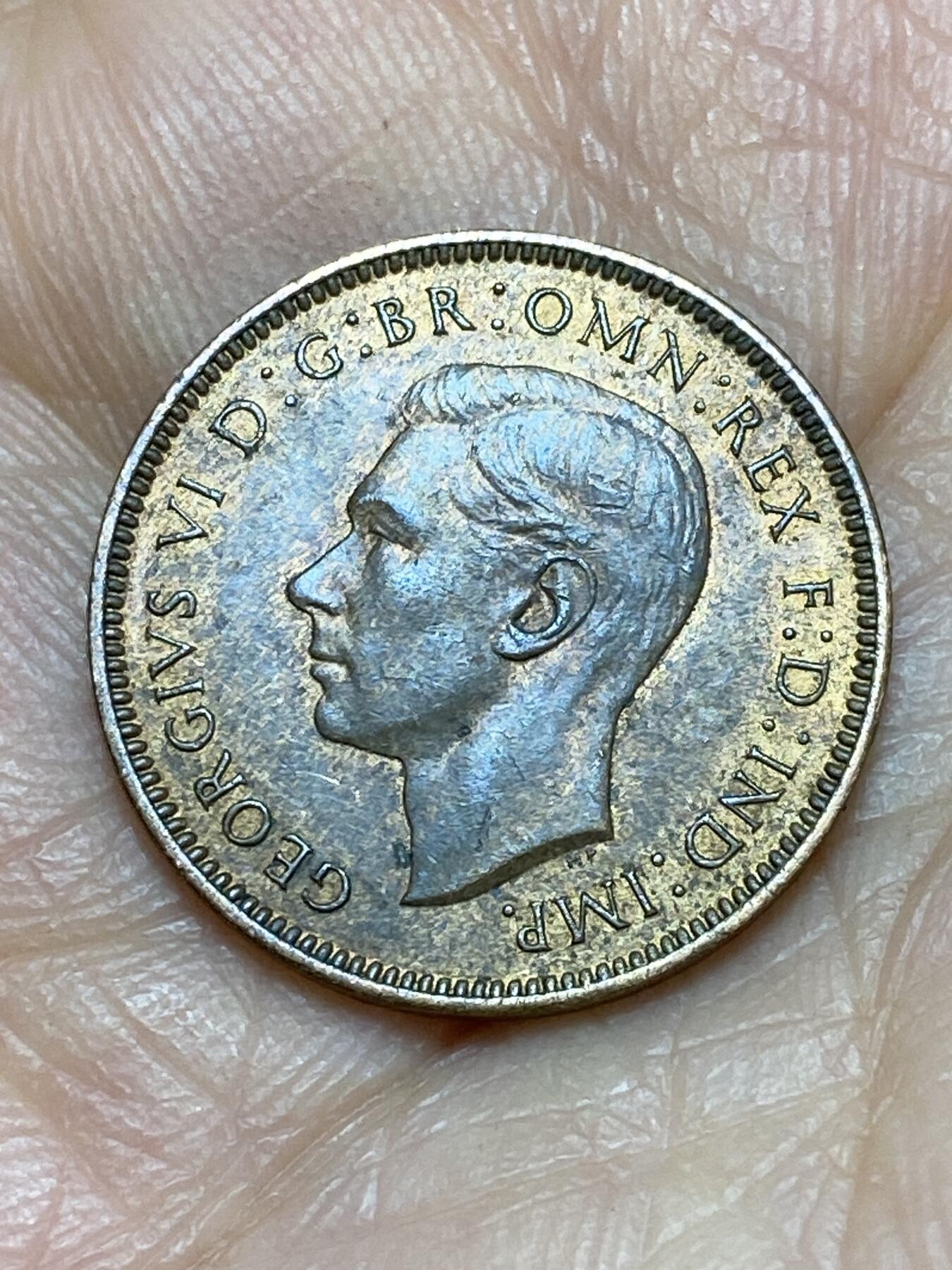 2026年第十九场(总第一百八十八场）外国好品散币场(免佣金) 英国🇬🇧1940年1法新(乔治六世第一版)