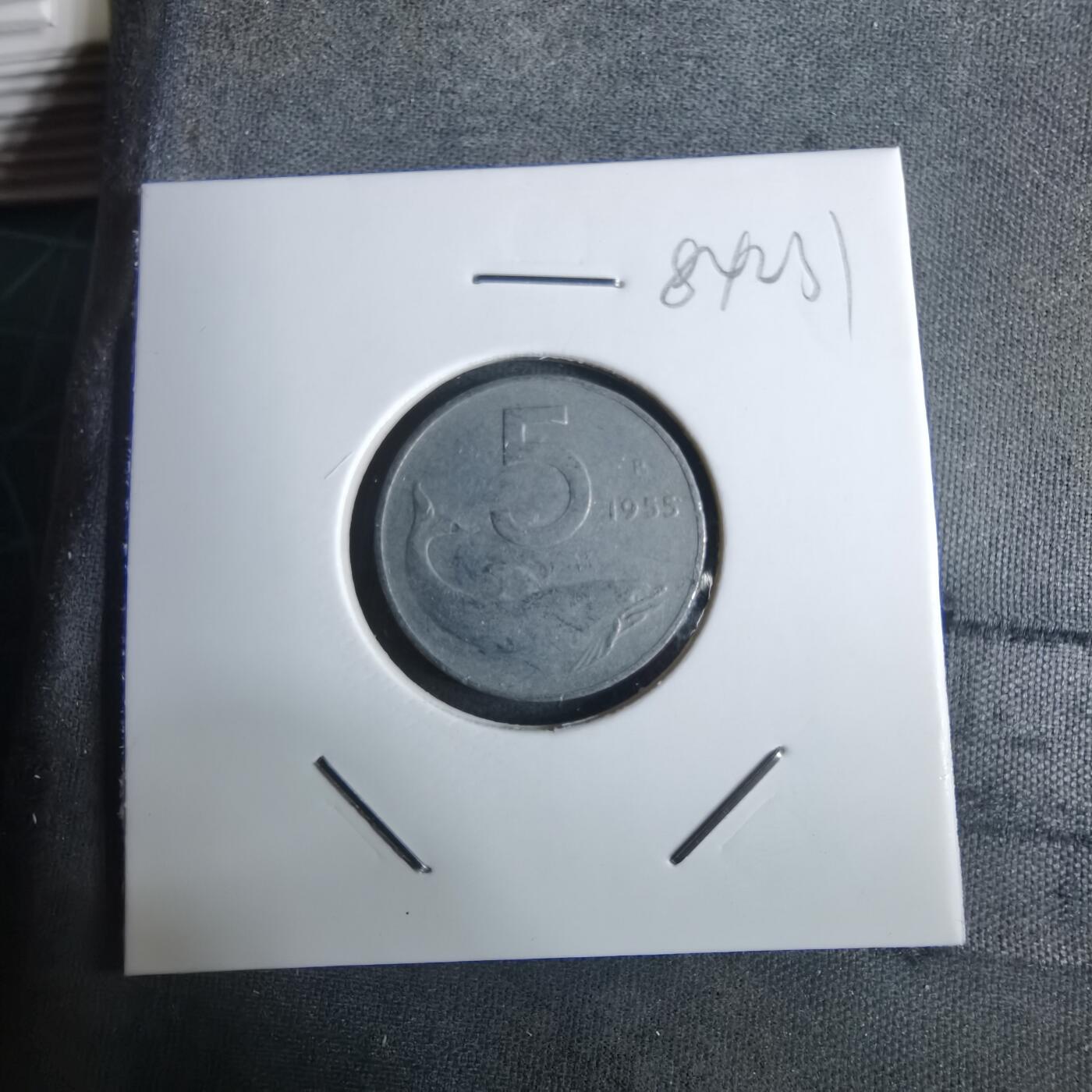 沼泽如烟--第984场 意大利1955年5里拉