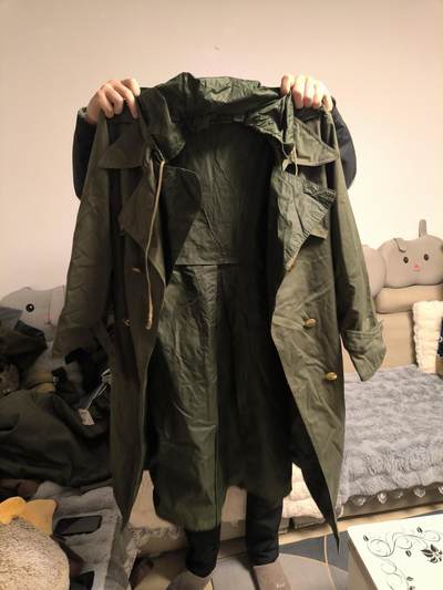 （店主清仓 大量自藏 制服徽章盛宴）罗岚⭐爱藏⭐甄选专拍第五场-分享拍场赚佣（实体经营） - su-M83式井干风雨衣 多层面料带内衬 180体型适中者尺码 出夜拍等GA造型非常有感觉