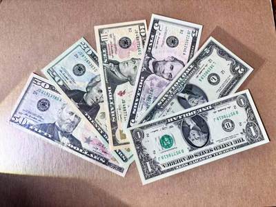 【Blue Auction】世界纸币精拍第782期——18级TOP拍卖/信誉/品质/专业/高效💫 - 【一组6张 含无47】美国 2009年1-50美金 VF-UNC