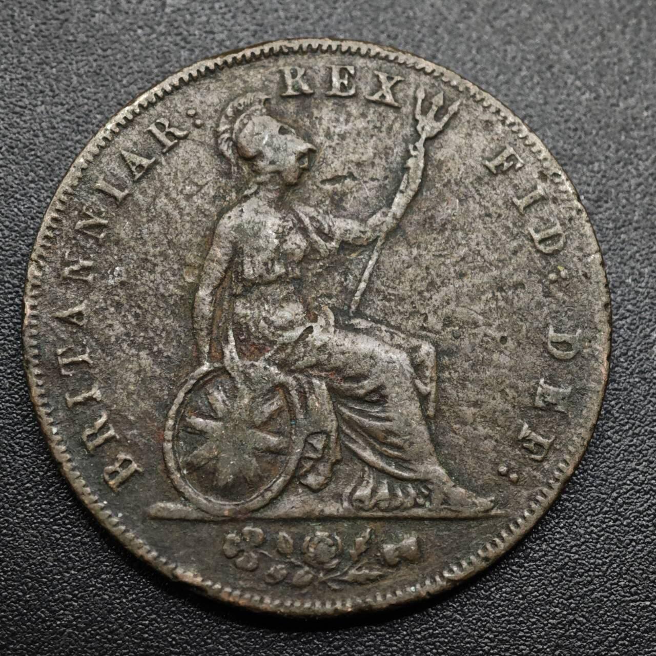 【淘币小摊】实时拍第八百六十三拍   小银币散币场   年前最后一周 之前的预留小年前全部发出 请更换最新收货地址  英国1826年乔治四世半便士铜币