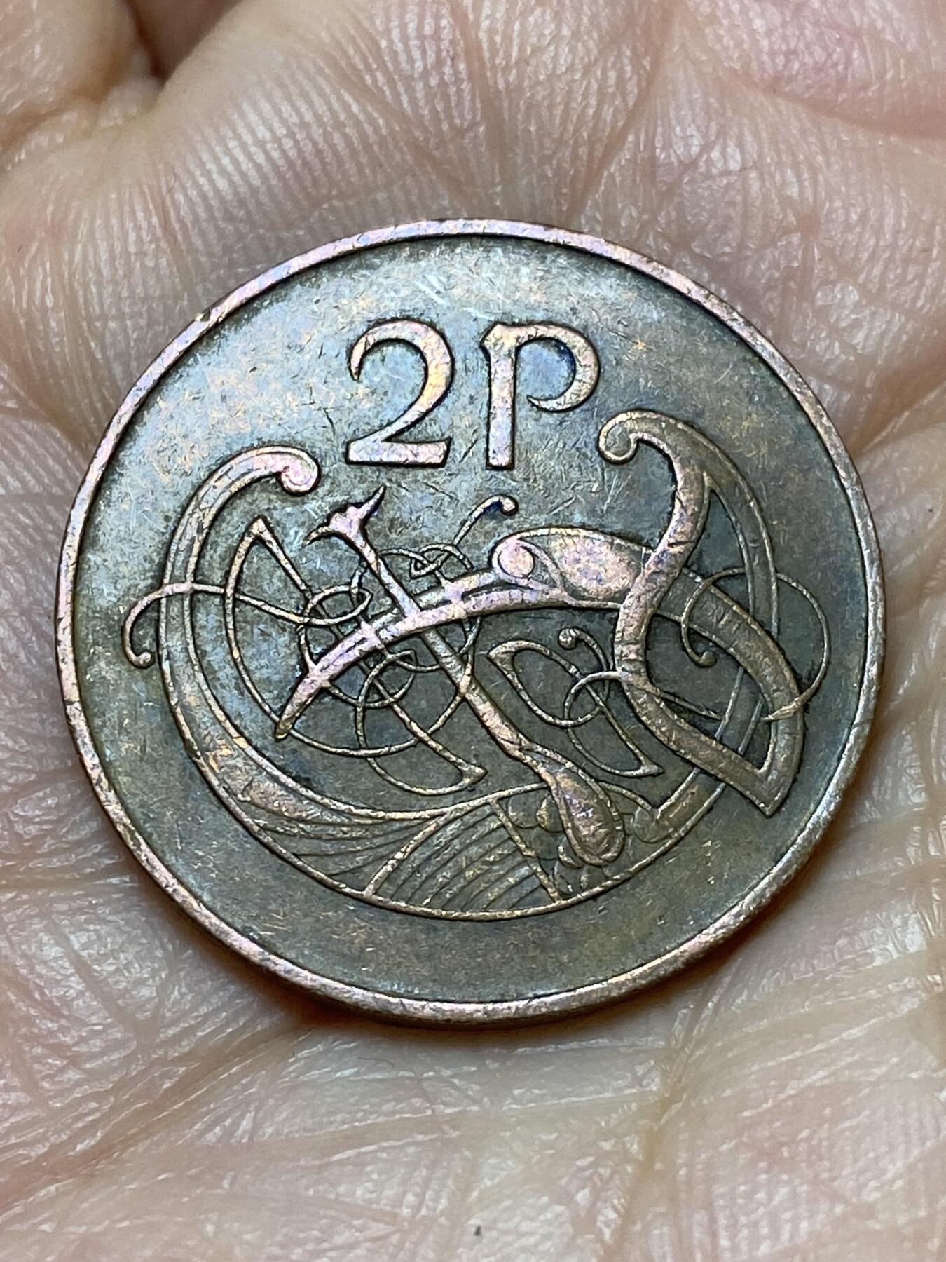 2026年第十九场(总第一百八十八场）外国好品散币场(免佣金) 爱尔兰🇮🇪1975年2便士(共和国时期第二套第一版，青铜材质无磁版)