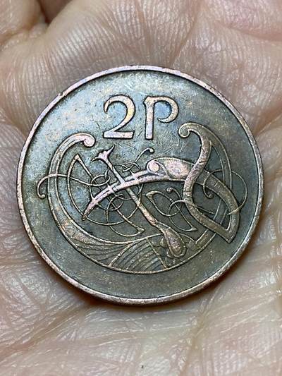 2026年第十九场(总第一百八十八场）外国好品散币场(免佣金) - 爱尔兰🇮🇪1975年2便士(共和国时期第二套第一版，青铜材质无磁版)