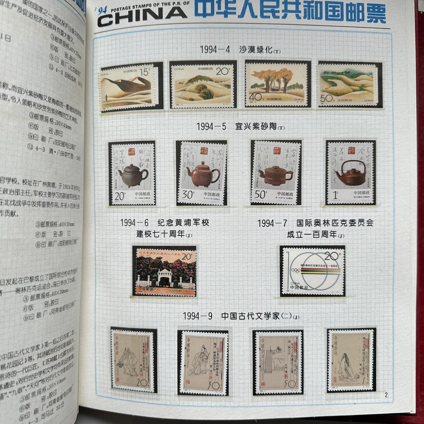 🌹外币初藏🌹🐯2026年第16场 快递将在12号停运 年前需发货的抓紧 ，年后正月十五恢复发货 1994年邮票年册 a