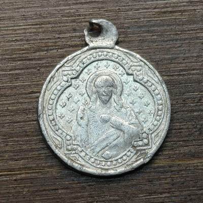 【铜匠收藏】★第144★散币专场 不寄存，30包邮。不满30元，支付5元运费。《接受代拍 代送NGC评级》 - 89【无寄存】双面宗教题材铝质章