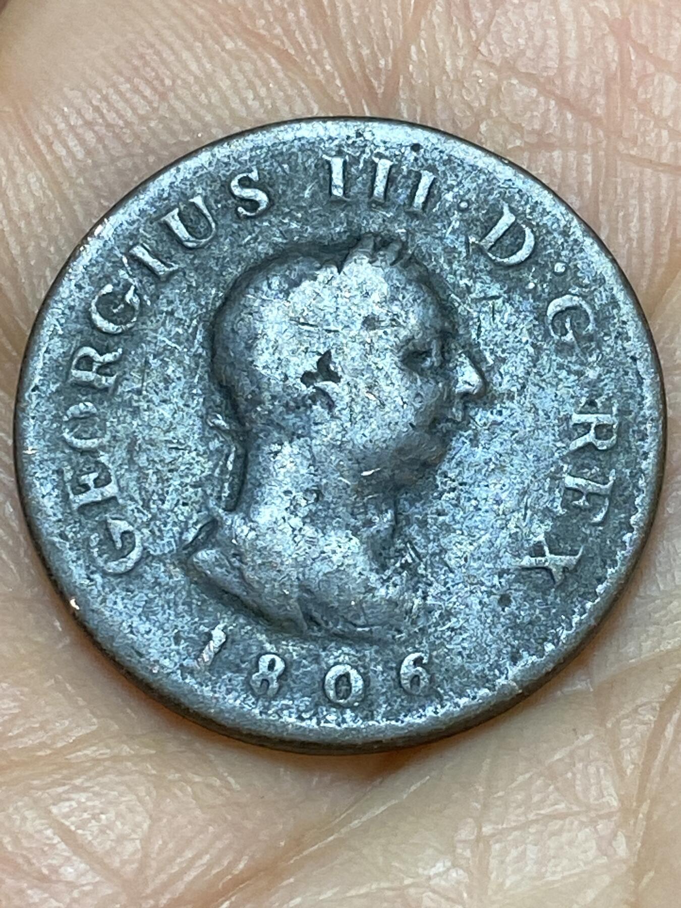 2026年第十九场(总第一百八十八场）外国好品散币场(免佣金) 英国🇬🇧1806年1法新(乔治三世时期)